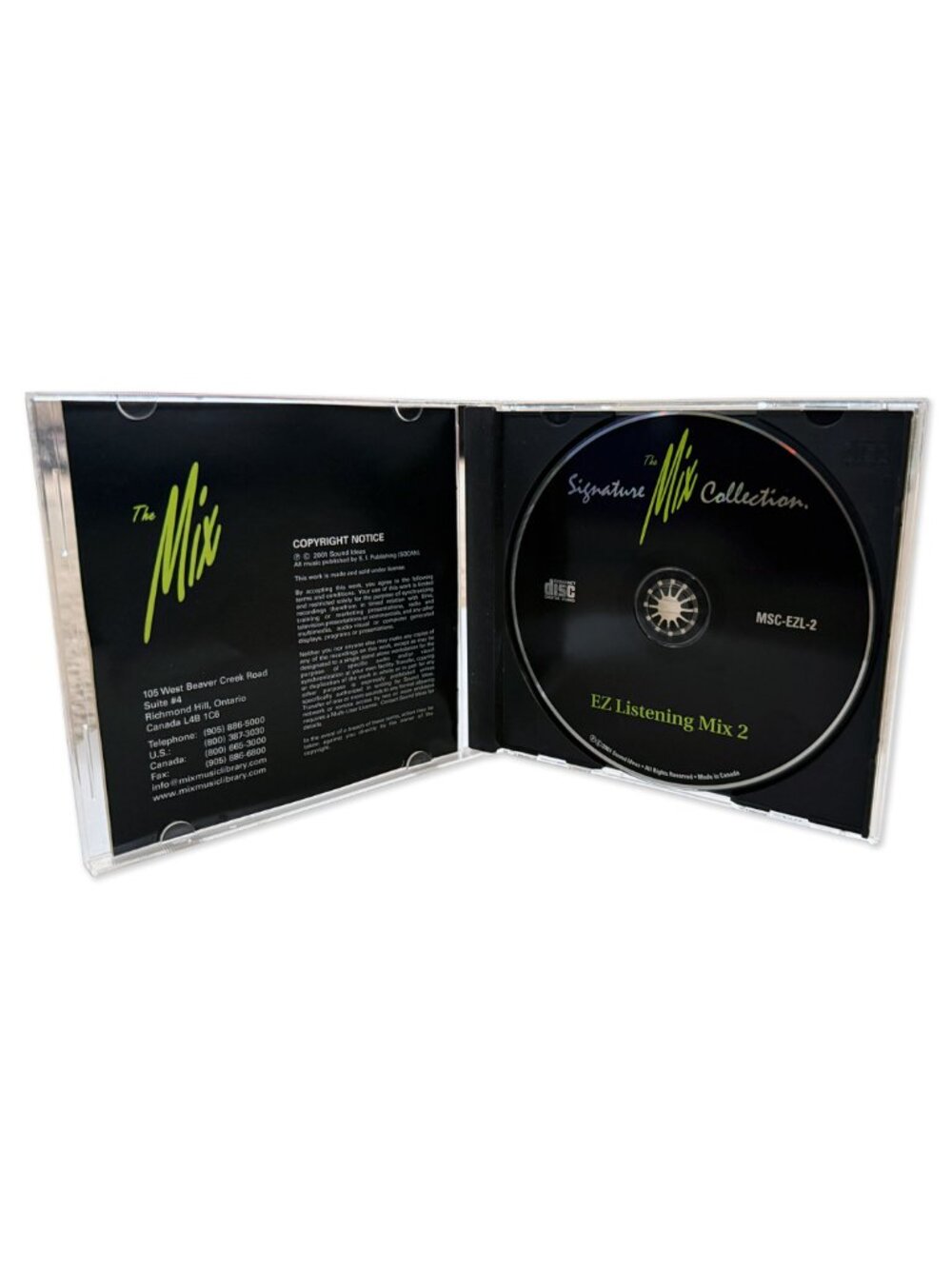 The Mix Signature Collection - EZ Listening Mix 2 - Royalty-Free Soft Music CD